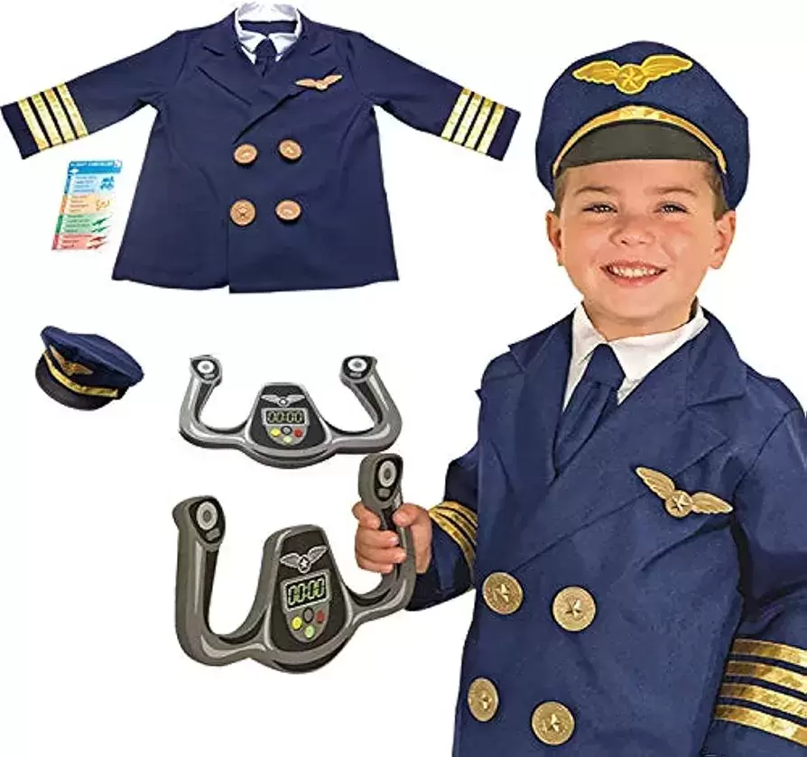 Kids pilot careers day outfit