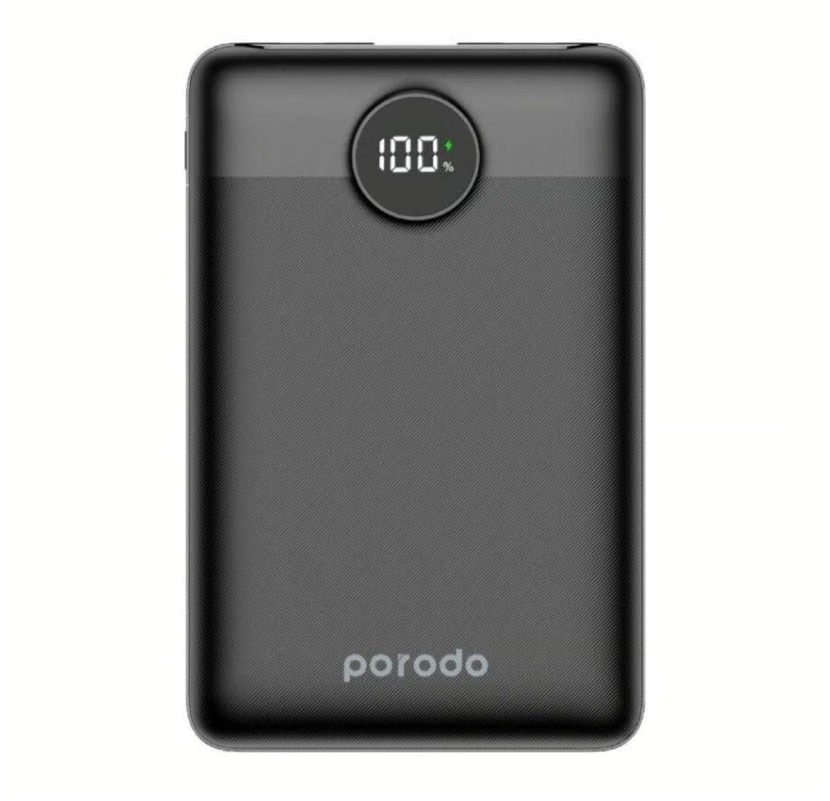 Porodo Super Slim Fast Charging Power Bank 10000mAh With 2 Outputs PBFCH006